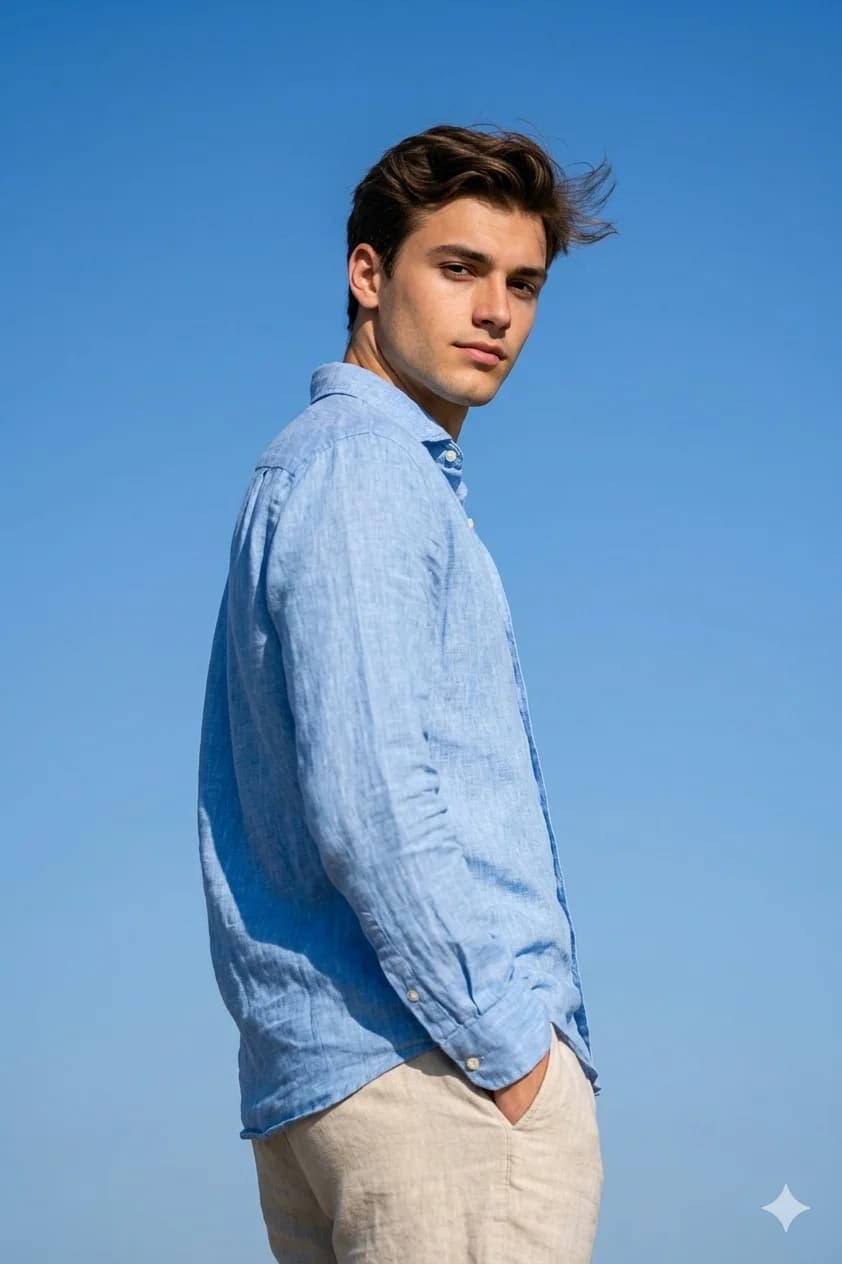 Breezy Summer Shoulder Look Portrait