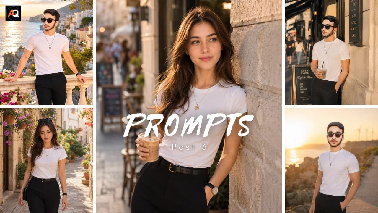 6 Luxury Travel AI Portrait Prompts for Men and Women