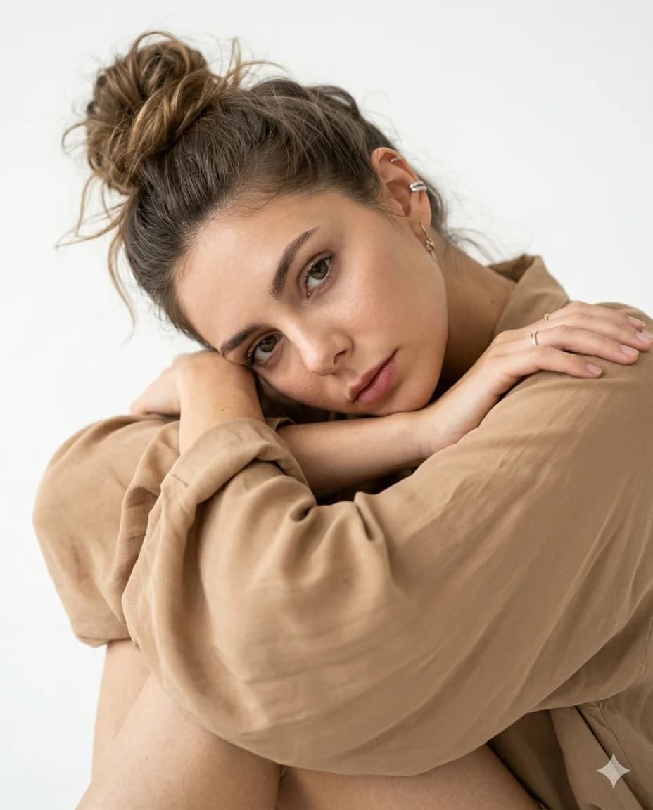 Intimate Studio Editorial Portrait