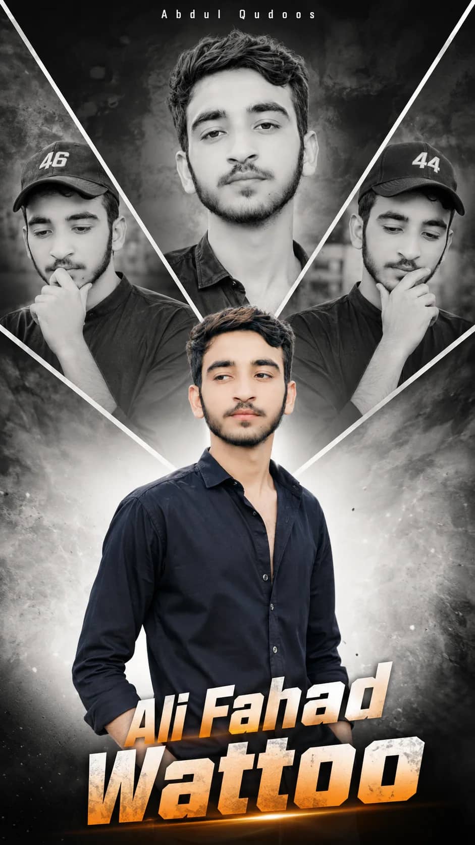 Cinematic V-Panel Blockbuster Birthday Poster AI generated prompt preview