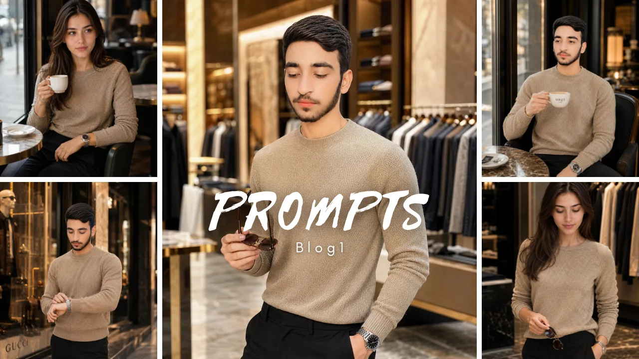 5 Fashion AI Portrait Prompts for Adult Men and Women
